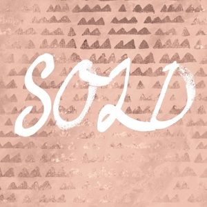 All Items From Here Down Have Sold